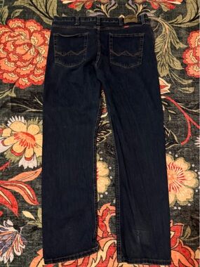 🤠 Wrangler Slim Straight Jeans Dark Wash 40x30 Classic Fit